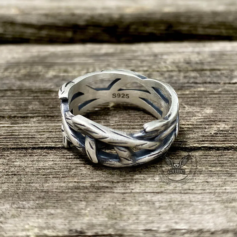 Thistles and Thorns Sterling Silver Ring