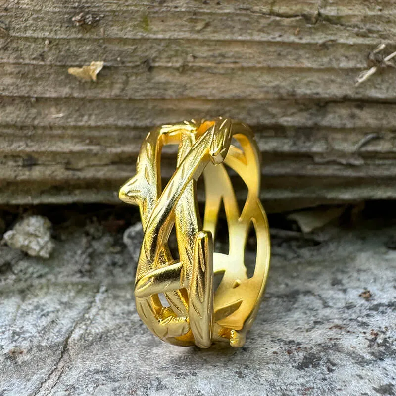 Thistles and Thorns Sterling Silver Ring