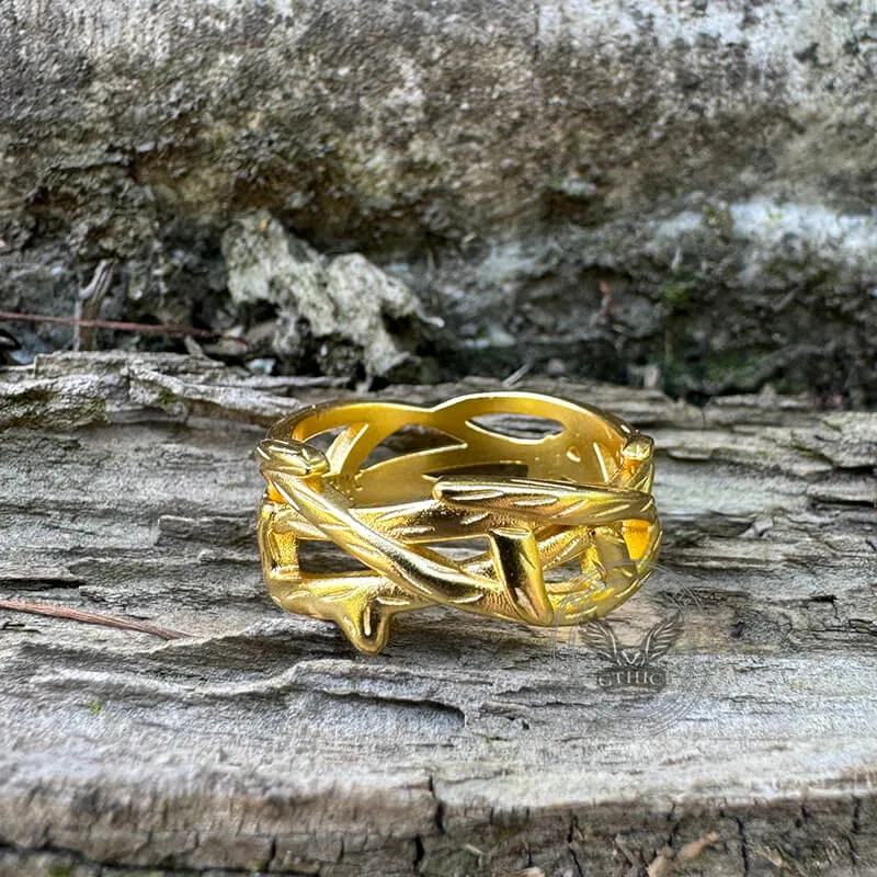 Thistles and Thorns Sterling Silver Ring