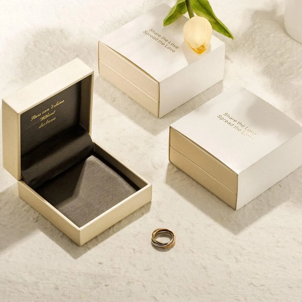 Three-Tone Cross Chunky Bands Statement Rings for Women and Adult Infinity Interlocked Rolling Criss Interwined Rings Cocktail Jewelry