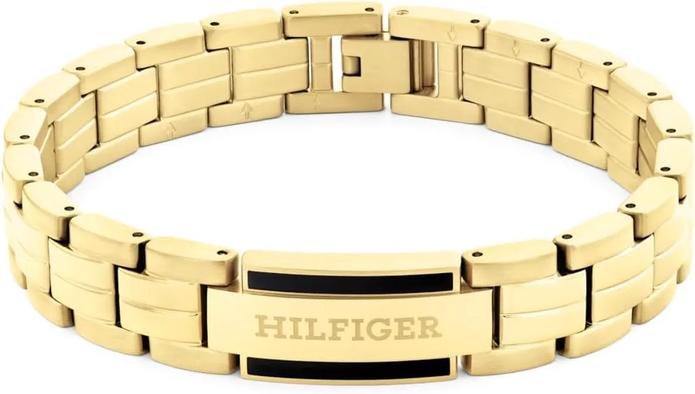 Tommy Hilfiger Men's Jewelry - Hypoallergenic Link Bracelet with Fold-Over Clasp  Casual and Stylish - Fashion Accessory, Gift for Him