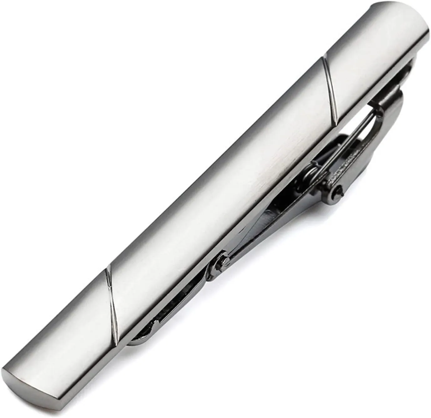TRUSTTWO Men Necktie Clips Stainless Steel Exquisite GQ Classic Men's Tie Bar Clip Fit For Regular Ties Father's Day Valentines Gift The New