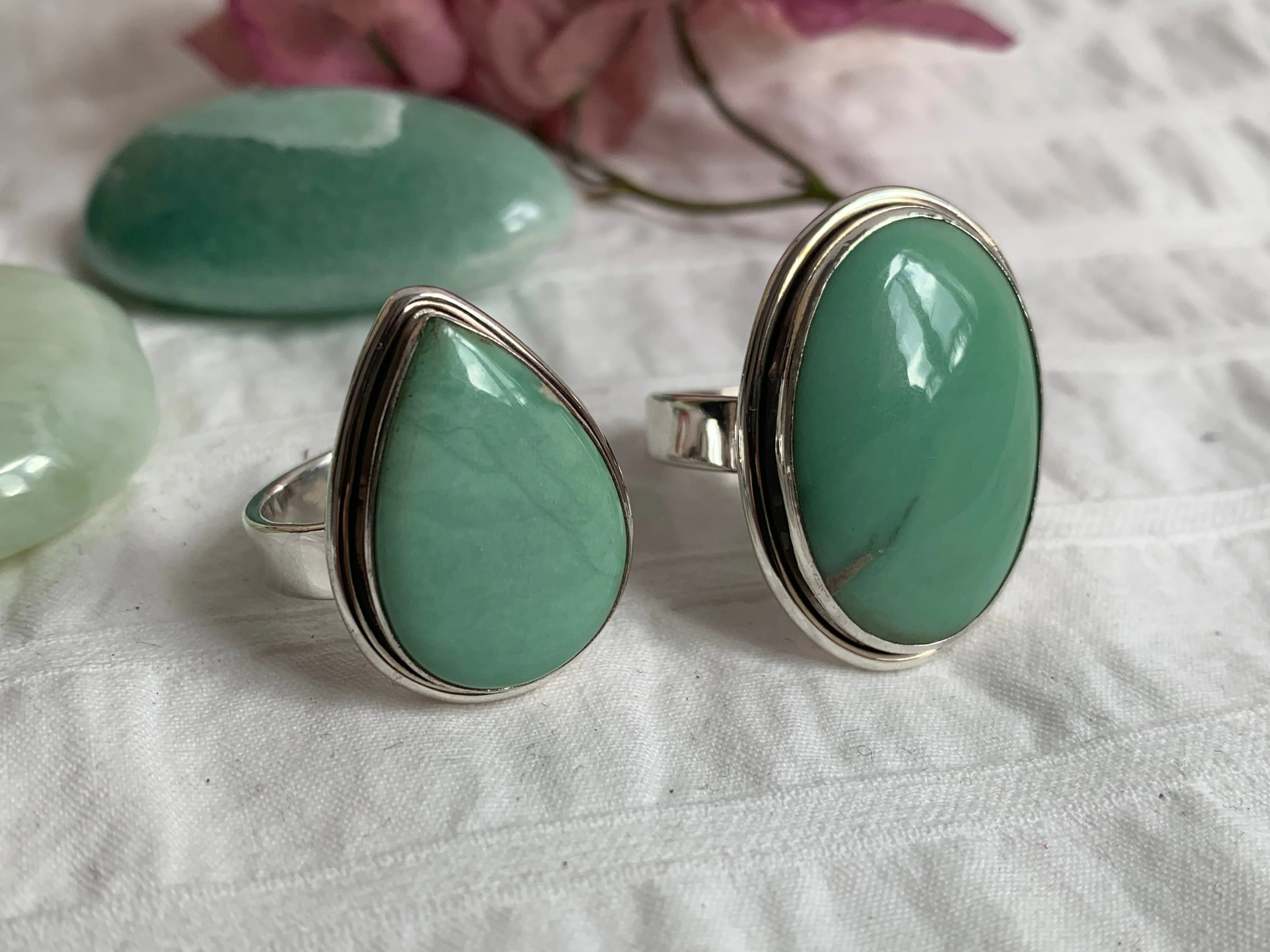 Variscite Brea Ring - Oval / Teardrop