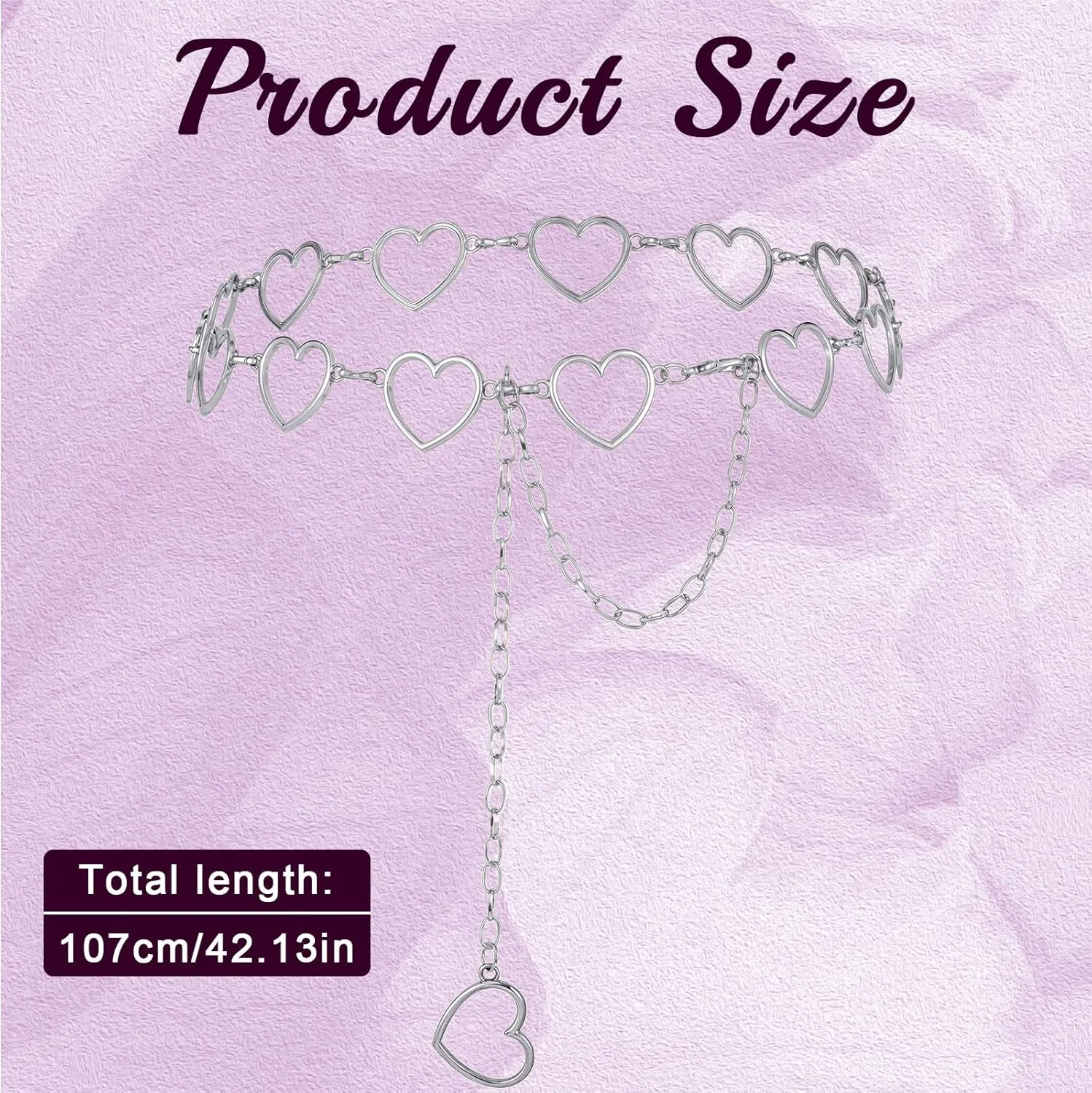 Waist Chain for Women, Adjustable Multilayer Metal Waist Chain Belt Body Link Belts Elegant Jewelry Accessories Body Decorate for Dresses Jeans Trouser