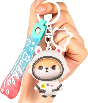 YOU WIZV Cute Keychain Kawaii Anime Keychains for Kids Backpack Charms Key Chain Accessory Friend Gift for Women Girl