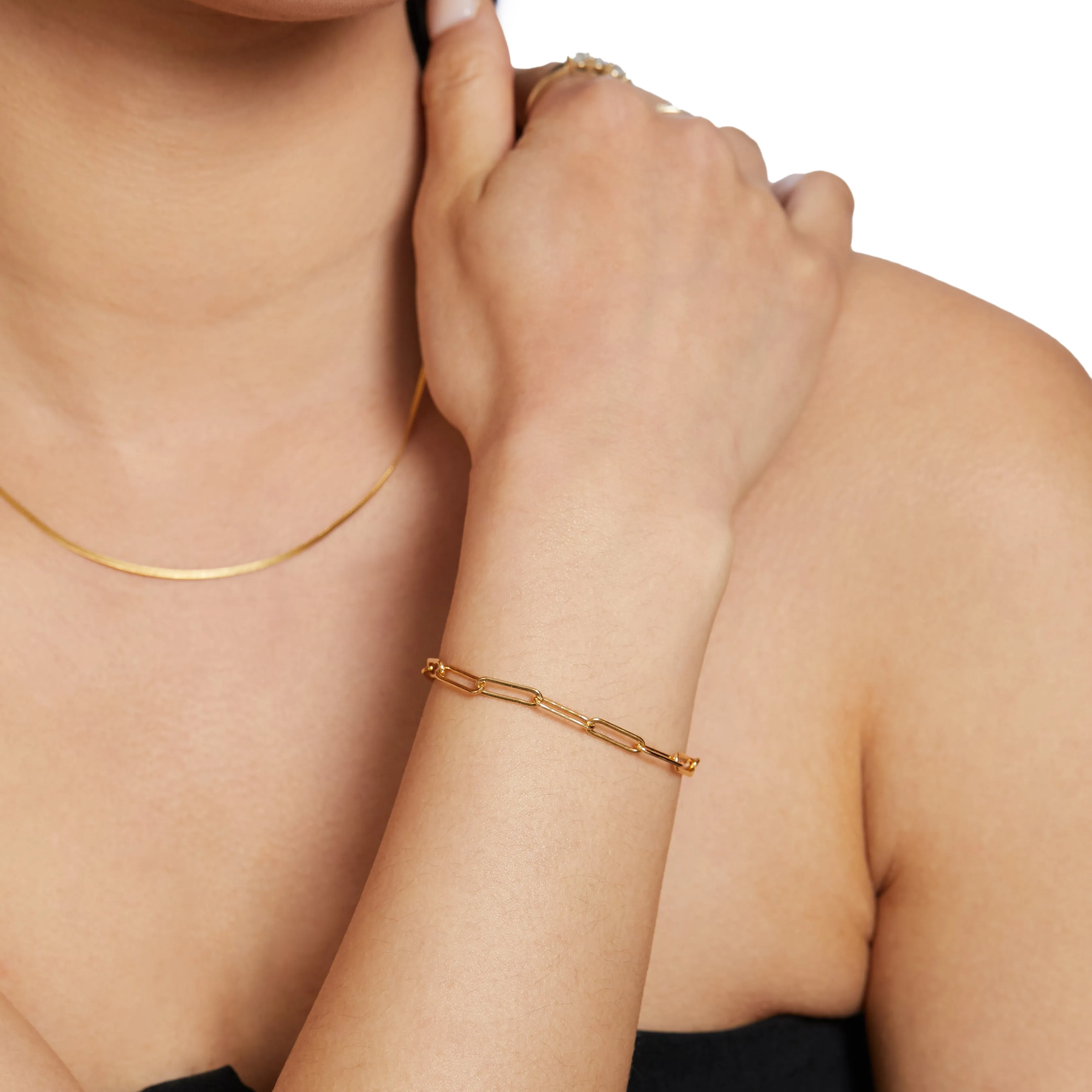 Yves Chain Bracelet - Gold