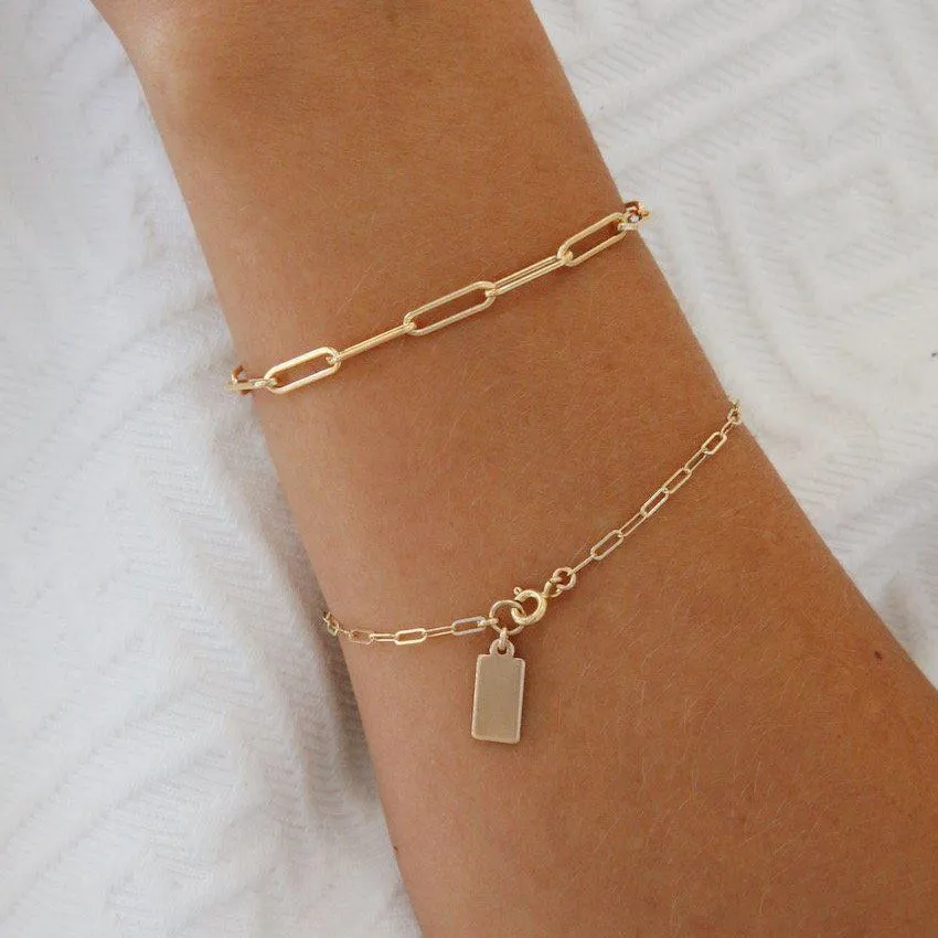 Yves Chain Bracelet - Gold