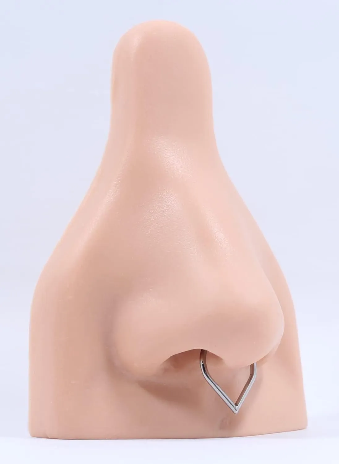 ZMANYIJEW 16G Minimalist Lines Septum Rings Stacked Gold Septum Ring Septums Clicker Nose Ring Piercing for Women Men
